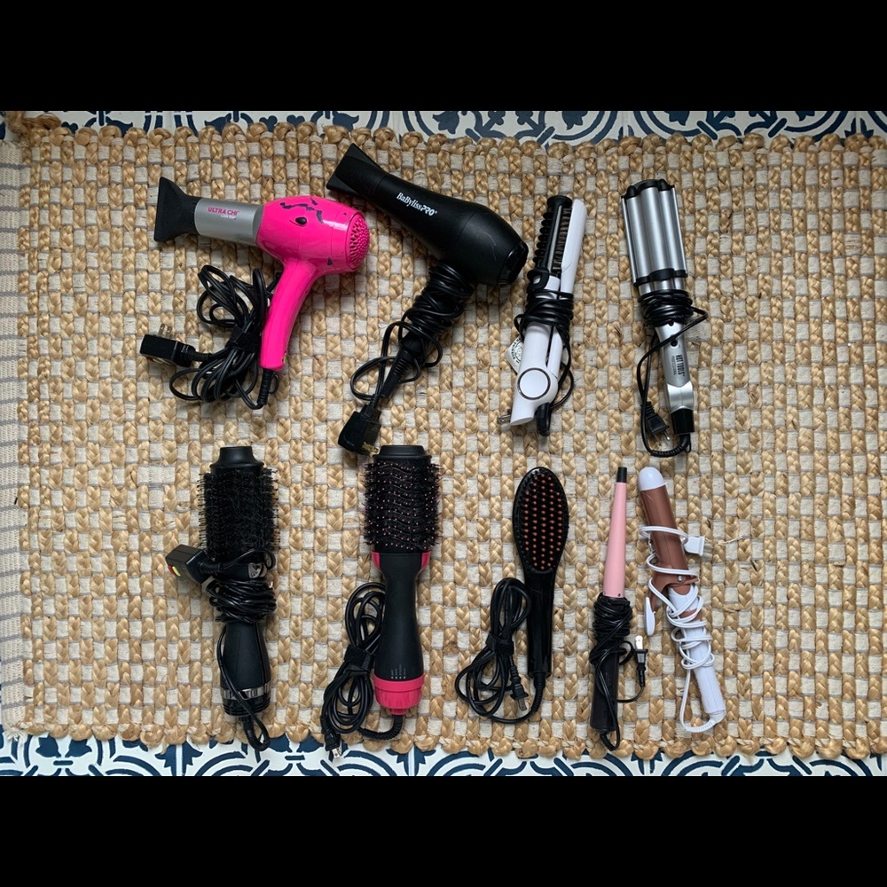 Various Hair Styling Tools